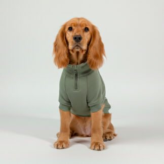 Saco Mascota Media Cremallera Verde