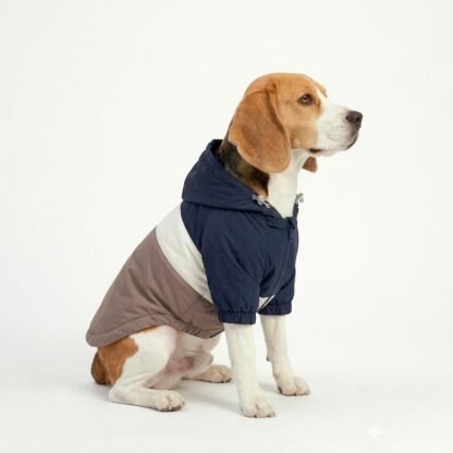 Chaqueta Mascota Azul camel