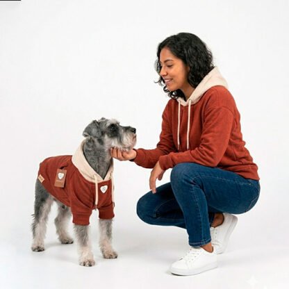 Hoodie Humano Terracota