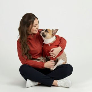 Chaqueta Humano Terracota - beage