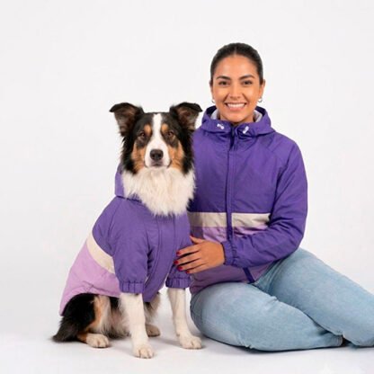 Chaqueta Impermeable Humano Morado - Lila